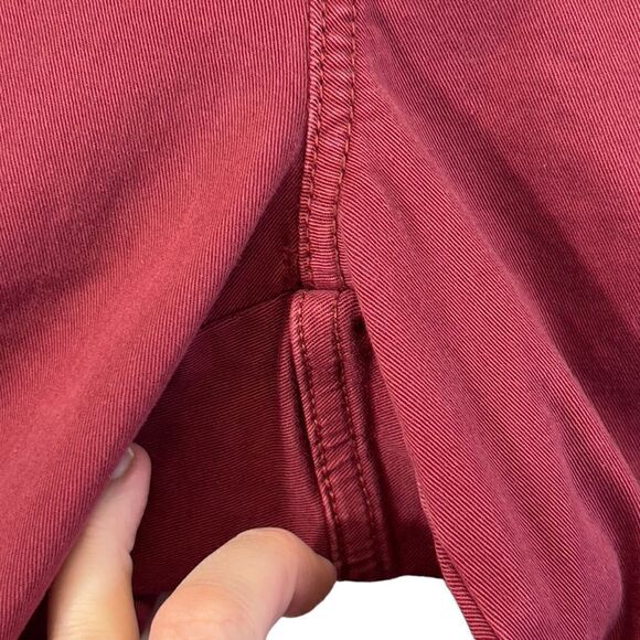 Torrid Cropped Military Pant - Pinot Noir Wash Plus Size 12 - Picture 7 of 16